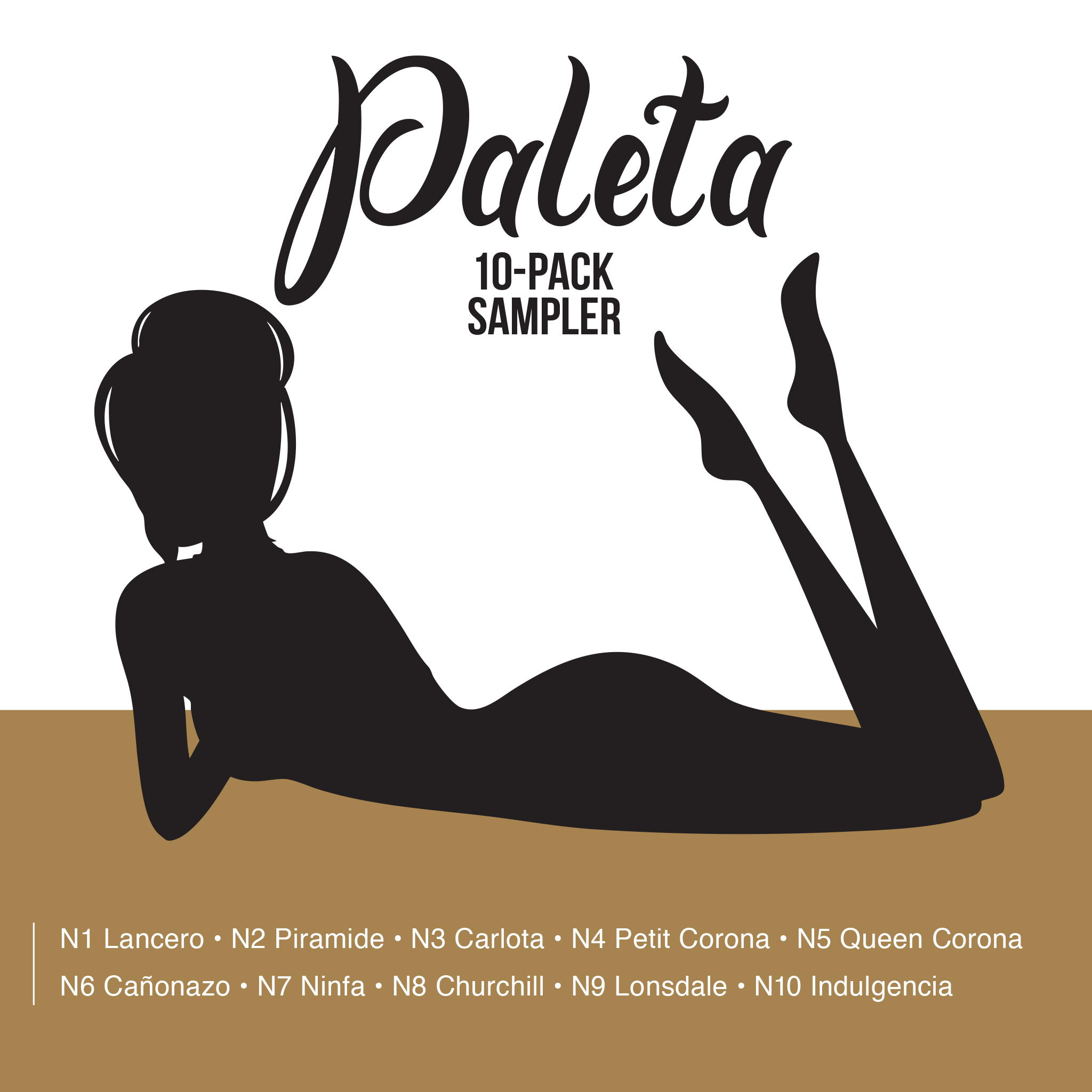 Puro Desnudo Paleta Sampler - 10 Pack